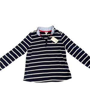 Vineyard Vines for Target 1/4 Zip Pullover Cotton Women’s M NWT  Blue Brand New